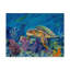 « loggerhead turtle », reproduction de peinture à l’acrylique sur toile tendue-33537729