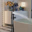 Robinet de baignoire autoportant à fixation au sol avec douche à main-65941728