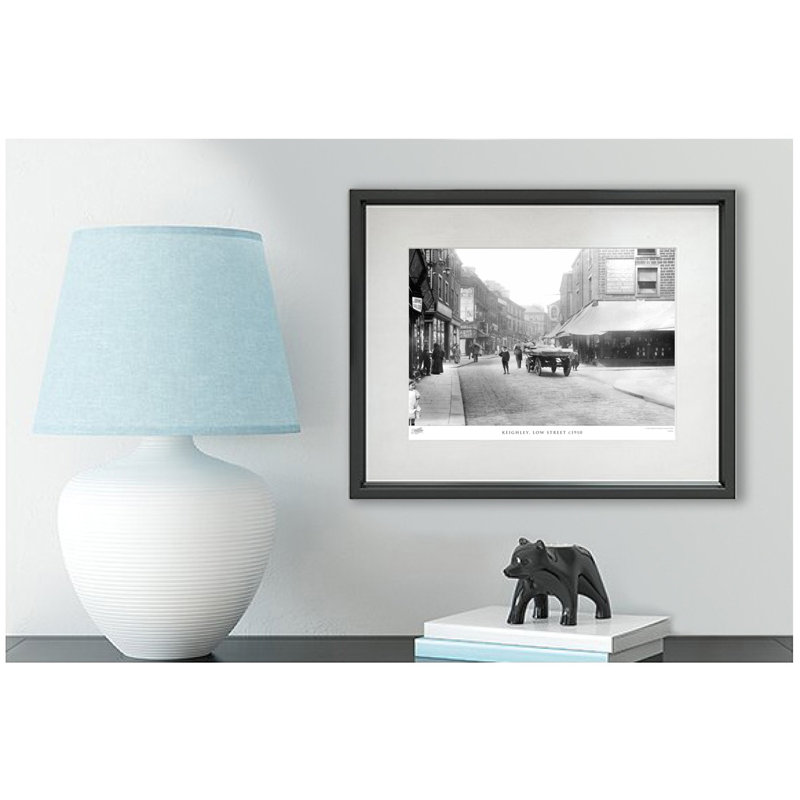 Keighley, Low Street C1910 - Single Picture Frame Print, 40cm H x 50cm W x 2.3cm D