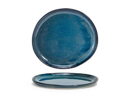7.5" Round Artefact® Plate - Indigo