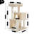 34-inch multi-layer plush cat tree-1156087194