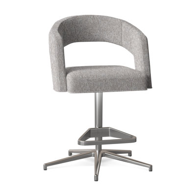 Bryant Upholstered Adjustable Height Counter Stool with Metal Frame