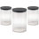 Tubes de rangement en plastique 4 po x 12,25 po
