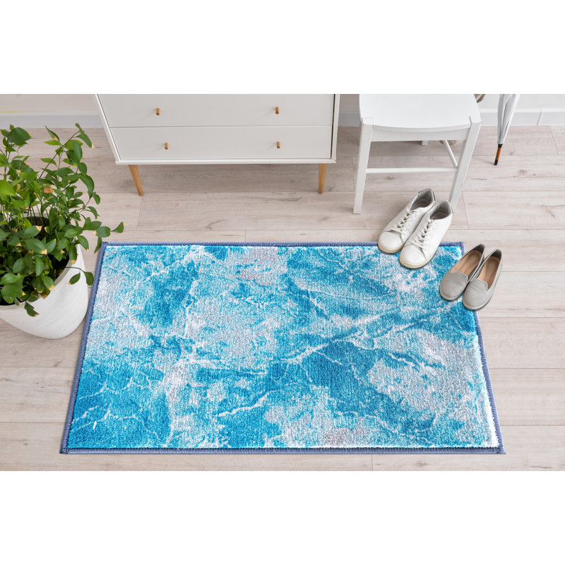 Deontray Solid Colour Indoor / Outdoor Area Rug, Rectangle 60 x 100 cm