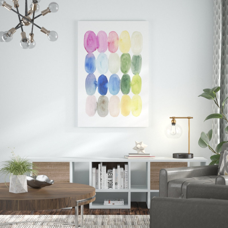 Colour Melt II by Victoria Borges - Painting Print, Wrapped Canvas, 122cm H x 81cm W