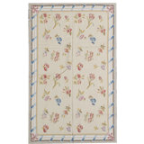 Hand-Knotted High-Quality Beige Area Rug
