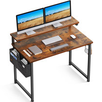 ODK 63 inch Super Large Computer Writing Desk Gaming Sturdy Home Office  Desk, Work Desk with A Storage Bag and Headphone Hook My Lux Decor Round