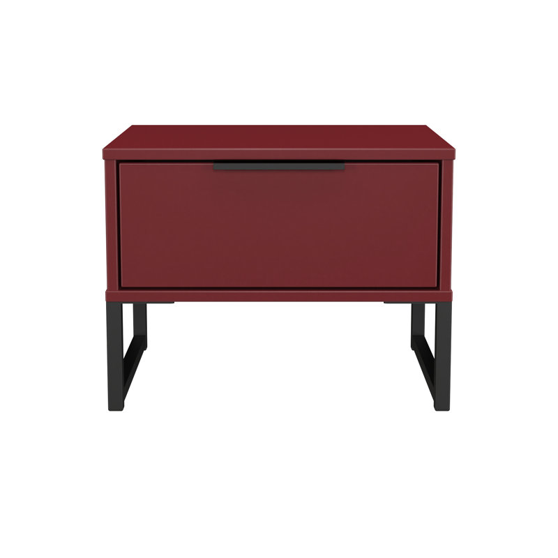 45cm W Manufactured Wood Bedside Table