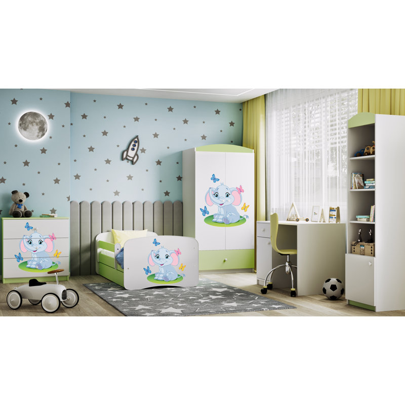 Cicero 2 Door Wardrobe, Lime Green