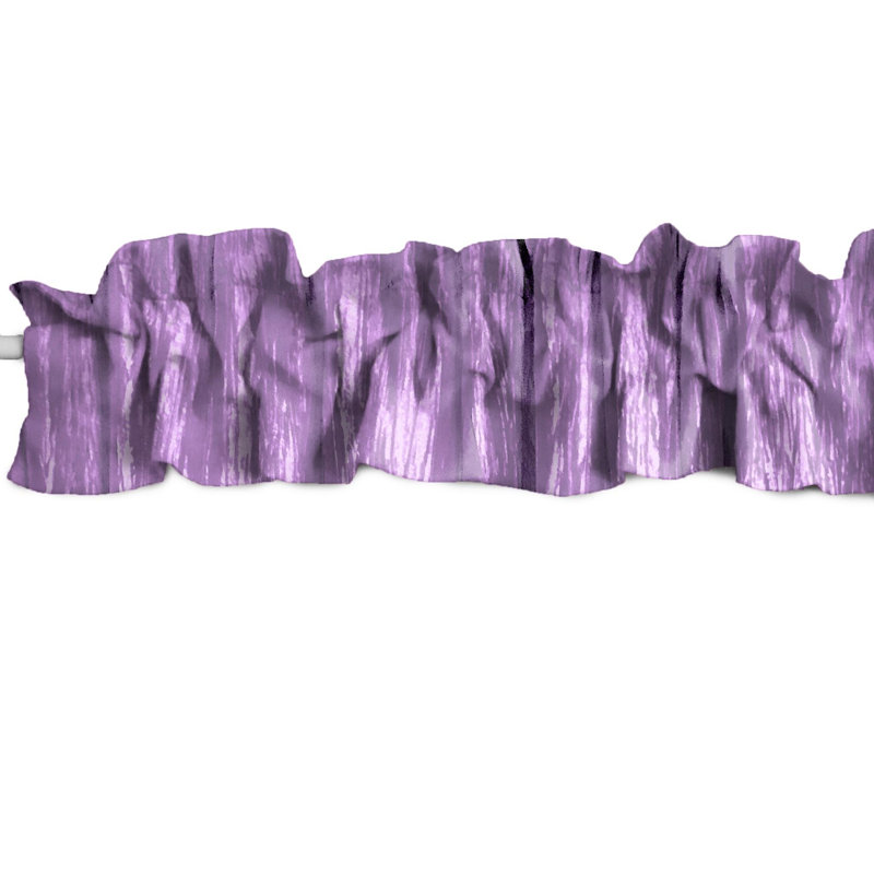 Cantonnière Crinkle, L 9 po x L 120 po, Lavande