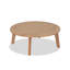 Table basse d'extérieur en bois massif Dacey