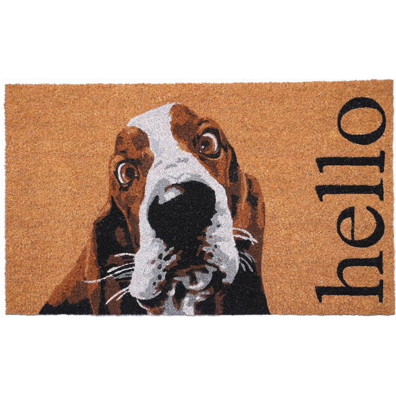 Tapis d'extérieur 29 po Red Coir Dog