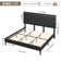 Trotwood Upholstered Bed with Adjustable Headboard