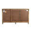 Commode combinée en bois massif à 6 tiroirs Harleen-66425933