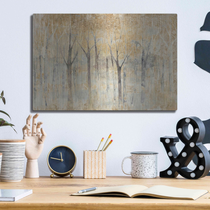 Luxe Métal Art «Seasons End Gold» par Avery Tillmon «Seasons End Gold» par Avery Tillmon