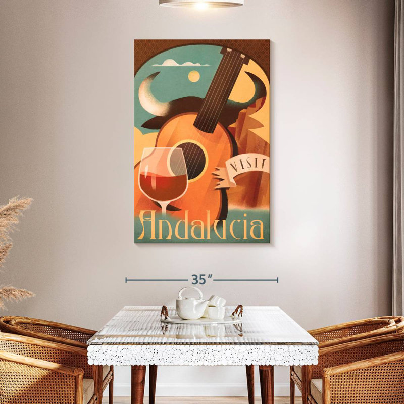 Aime Andalucia Spain, 48" H x 32" W