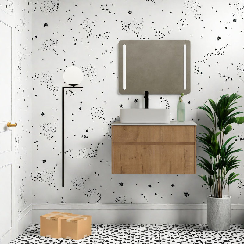 Rangement mural en bois Modern Vanities