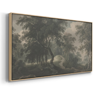 Série paysage - DLXVII - Toile tendue avec châssis encadré - Prêt à être accroché