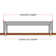 Low Arch 6 5/16" Center to Center Arch pull