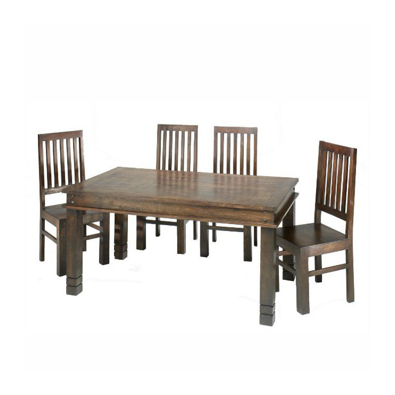 Edinburg Rectangular Dining Table, 90 cm W × 118 cm L