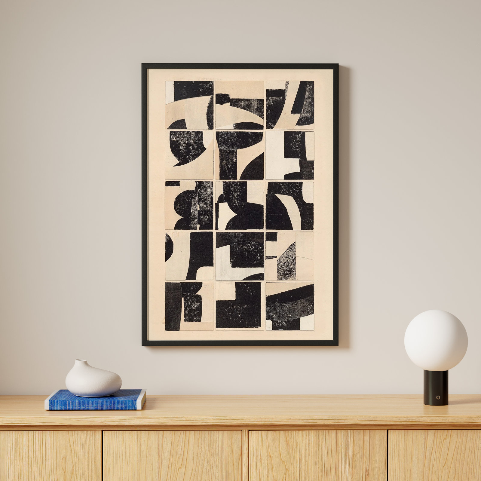 Find Your Way by Driftway Studio, Black, 38" H x 26.5" W x 1.25" D