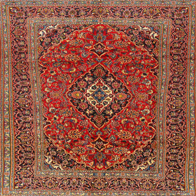 Brun oriental brun/noir Tapis décoratif