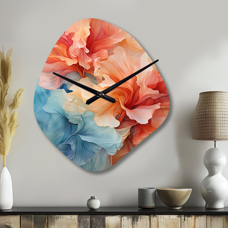 Horloge murale en métal Florman, Grand