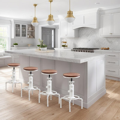 Dicle Swivel Adjustable Height Counter Stool
