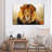 Blue Eyed Lion Canvas Print-2081307509