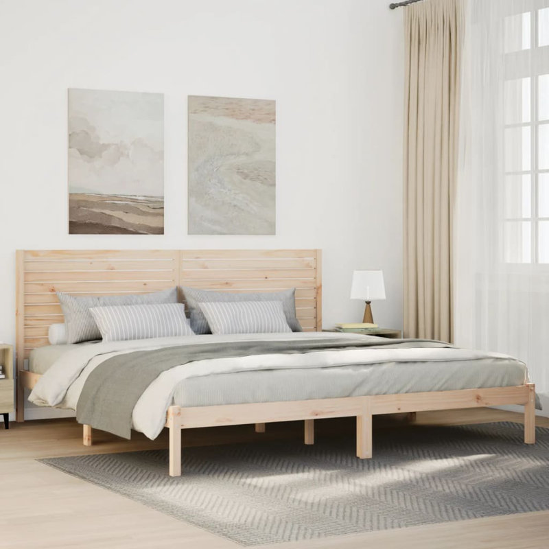 Bed, Super King (6'), Natural