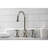 Kingston Brass Essex Two-Handle 3-Hole Deck Mount Widespread Bathroom Faucet with Brass Pop-Up Drain-49401499