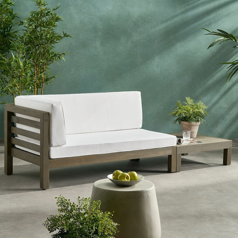 Ensemble de canapé et de table basse Modern, Blanc