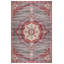Tapis en coton à imprimé oriental beige et beige Marisol-818939