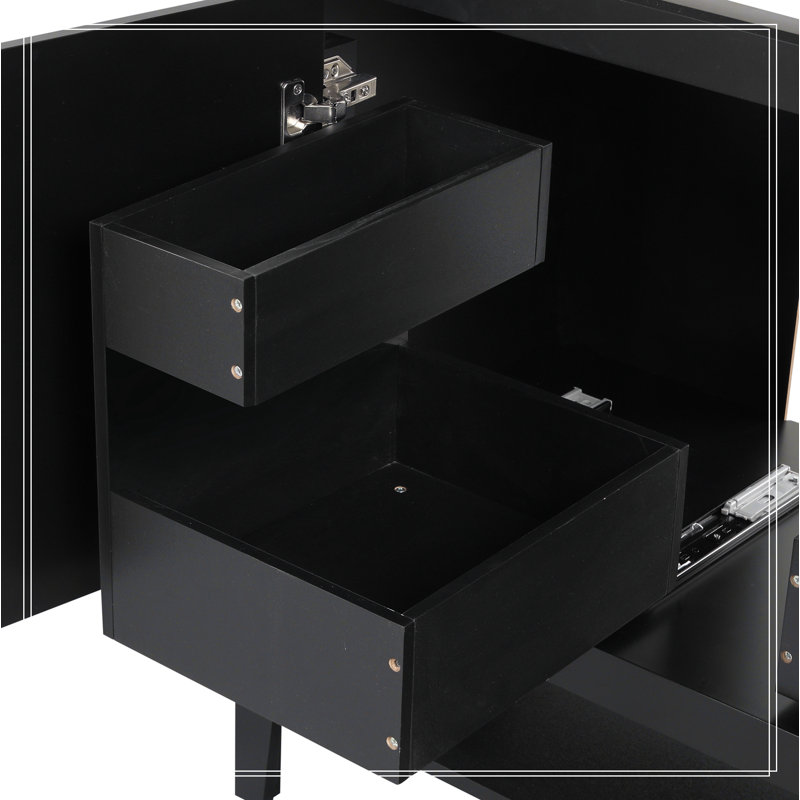 Meuble-lavabo multifonctionnel avec portes et tiroirs 36 po avec lavabo 36 po