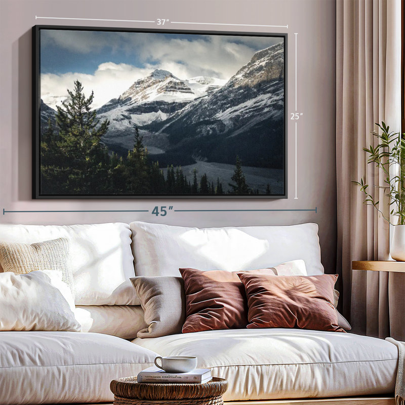 Nature «Mountain Top», H 37 po x l 25 po