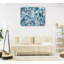 «Garden Blues» par Studio Arts, reproduction d'art sur toile-96996625-96996628