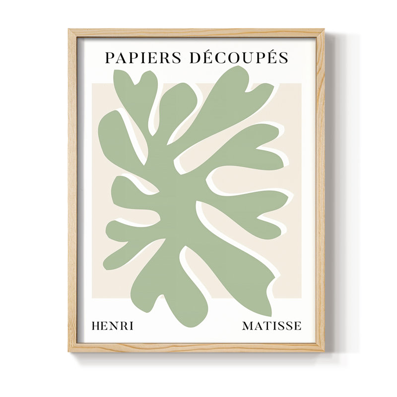 Matisse CV, reproduction encadrée, reproduction encadrée