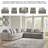 Tessler Upholstered L-Shaped Sectional Symmetrical
