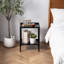 Table de bout noire Living Room