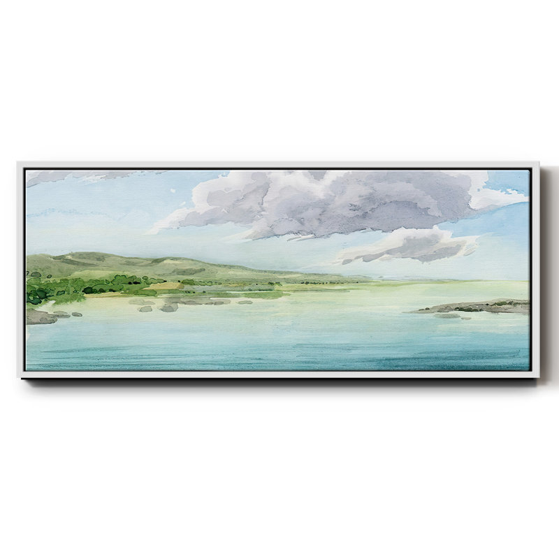 Clear Lagoon II- Framed Canvas