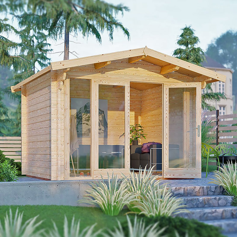 Faversham 10 x 9 ft 44 mm Log Cabin