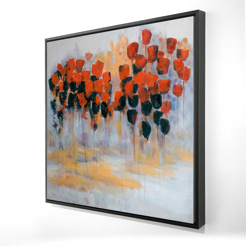 " Red Flowers Field "