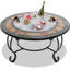 Pang Round Iron Fire Pit