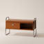 Banc de rangement Mid-Century