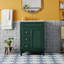 Meuble-lavabo 24 po avec lavabo en céramique, petite armoire de salle de bain moderne, 2 tiroirs et tablette réglable-1872625924-1872625927
