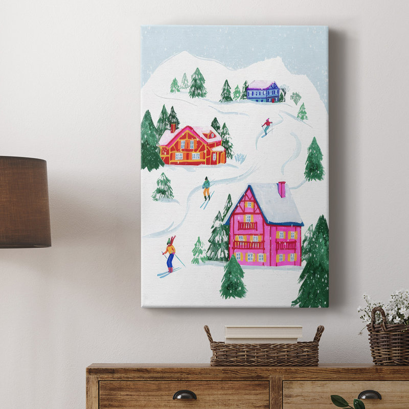 «Candy Ski Village II» - galerie sur mesure, H 12 po x l 8 po
