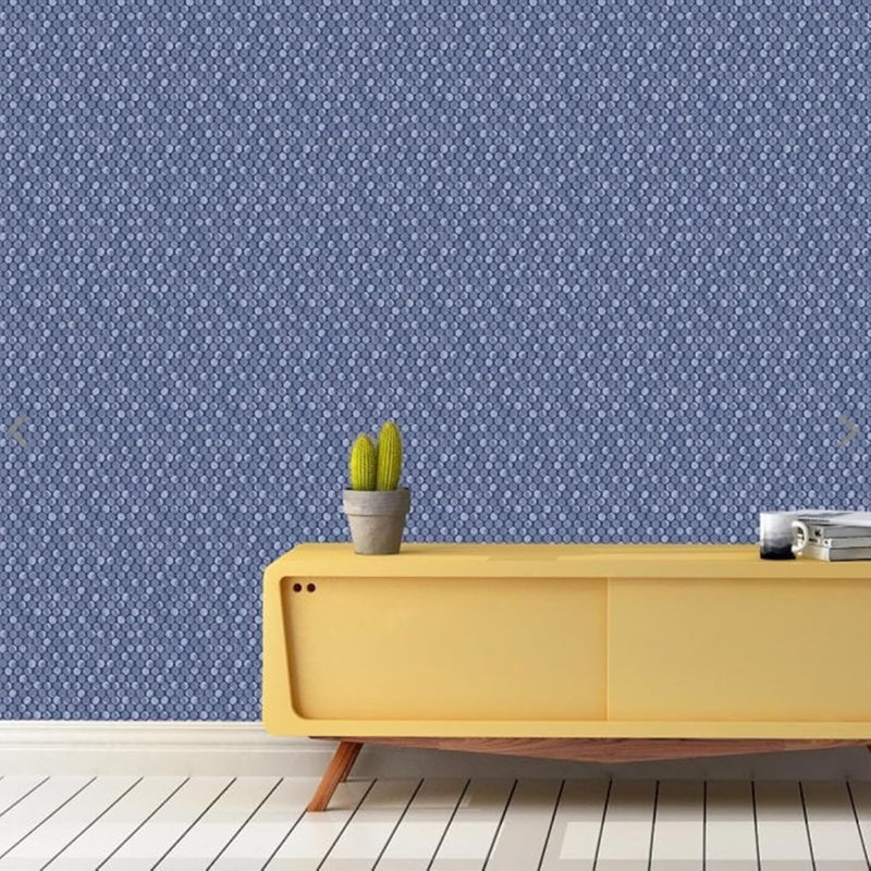 Geometric 10m x 53cm Matte Wallpaper Roll