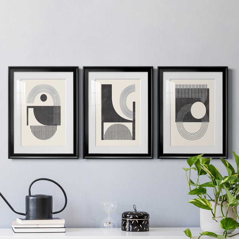 Inconnu, espace I, reproduction encadrée de qualité supérieure - prête à être accrochée, H 42,5 po x l 91,5 po x P 1 po