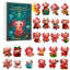 Décorations de Noël 2026 Calendrier de l'Avent Axolotls Coffret Cadeau Décorations de Calendrier de l'Avent Assorties Ornements de Noël