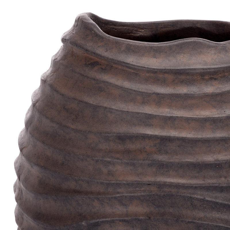 Damian Planter Pot, Brown